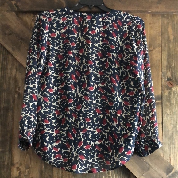 JOIE Lerona Print Silk Blouse - Picture 3 of 7